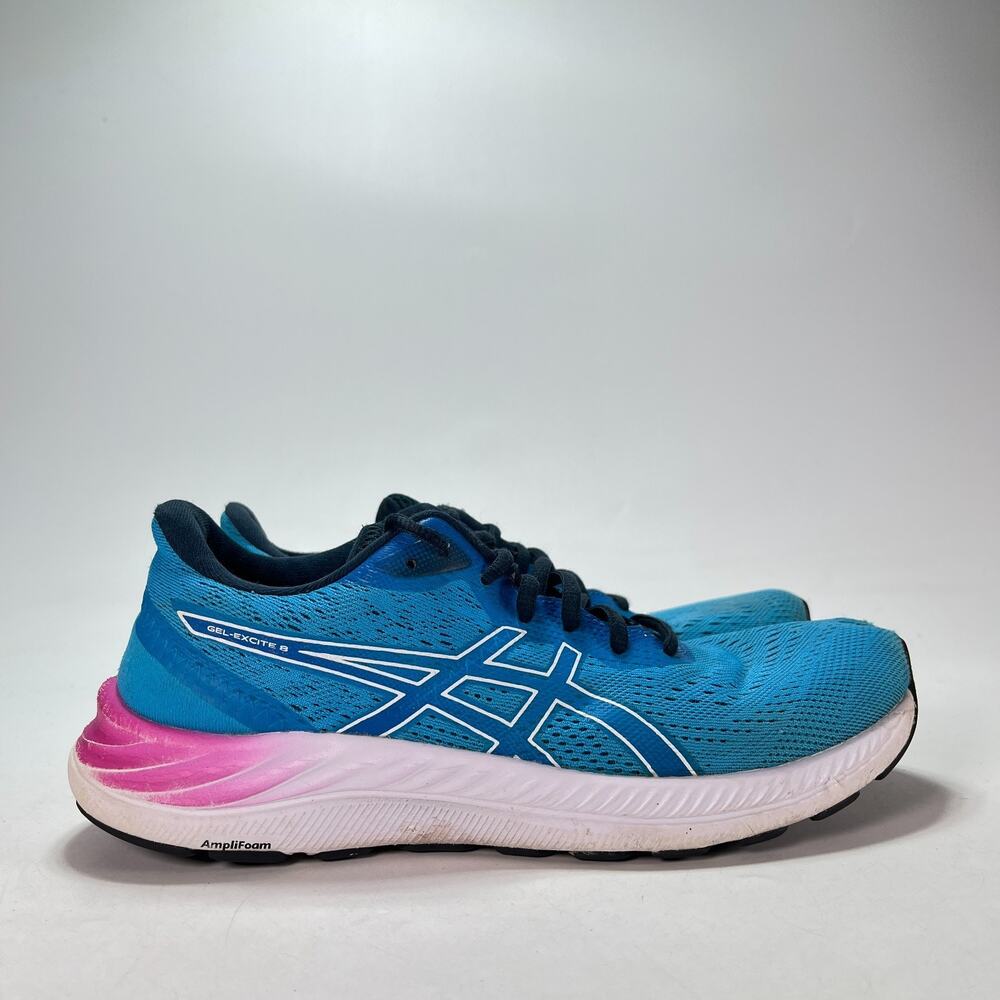 ASICS GEL-Excite 8 Blue Pink Running Shoes Sneakers Women's 1012A916 Size 9